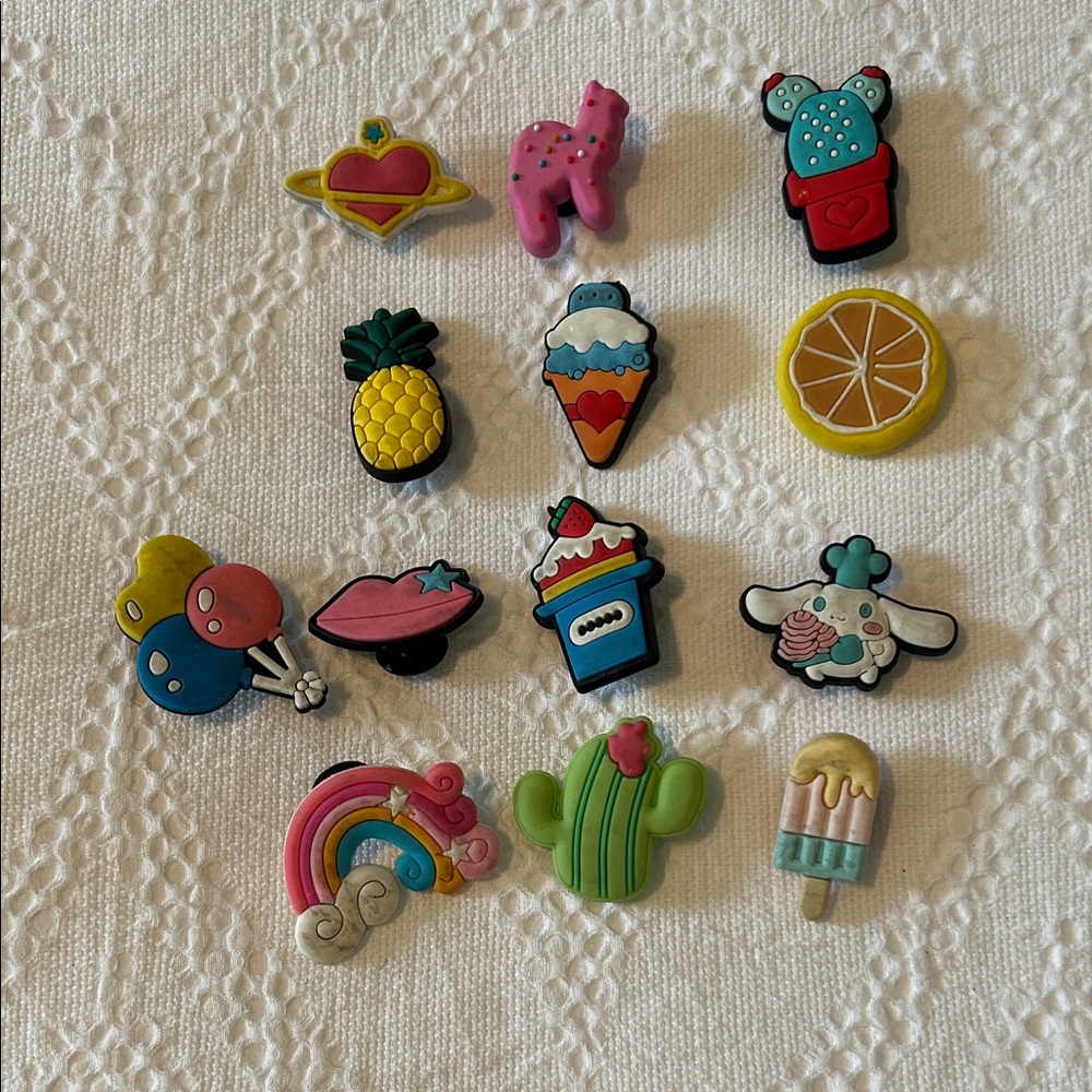 Jibbitz Colorful Croc Charms Set
